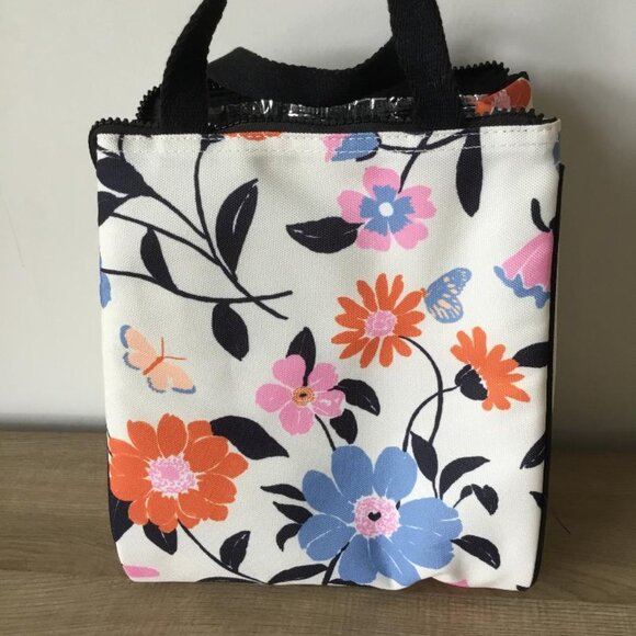 Kate Spade Floral Canvas Tote Bag - Multicolor Nwot - Picture 3 of 8